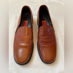 Cole Haan Women's Brown Leather Loafers